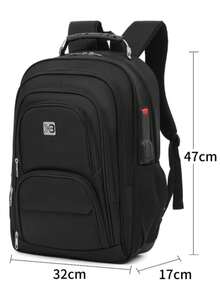 Executive Waterproof School Notebook Backpack Sturdy Reinforced Stitching Aux Usb Cable Headphone XIAOBANG - 彩色 - 查看 3