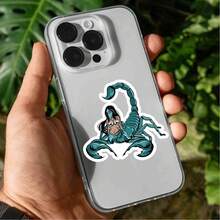 半母蝎子贴纸，独特/特殊贴纸贴花，适用于汽车保险杠，水杯，平板电脑，手机壳等，一次性贴纸