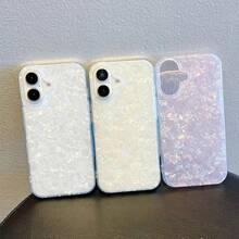 Étui de téléphone à texture de coquillage premium compatible avec l'iPhone 16 Pro Max, convient pour les iPhone Apple 15/14/13/12/11/Pro Max/Pro/Plus, coque de protection anti-chute pour téléphone - Multicolore - Voir 4