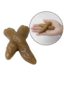 1 件逼真柔软恶作剧假狗屎，适合万圣节、圣诞节、新年、愚人节、情人节、朋友聚会、生日派对、恶作剧礼物、照片道具 - 彩色 - 查看 16