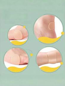 40pcs/70pcs Anti-Chafe Heel Blister Cushions, Self-Adhesive Thin Heel Protectors, Shoe Anti-Friction Heel Pads