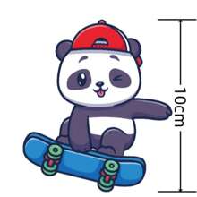 9PCS Cute Cartoon Panda Fridge Magnets – Adorable Decor
