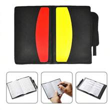 1 set Sifflet de football, set de cartes d'arbitre, sifflet portable avec cartes rouges et jaunes, multifonction, léger pour la compétition et le jeu
