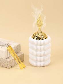 1 Stück/2 Stücke Nordischer, kreativer Räucherstäbchenhalter, geometrischer zylindrischer, langstieliger Räucherstäbchenhalter, Gewürzklammer, Wohnzimmer Heimdekoration, Feiertags Räucherstäbchenhalter