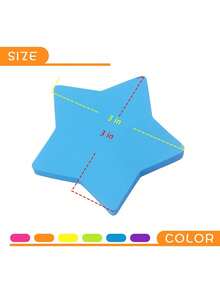 Note adesive a forma di pentagono, 8 colori, 3x3 pollici, colori brillanti, perfette per scuola, casa, ufficio, quaderni e agende - divertenti e funzionali per apprendimento, organizzazione, professionisti - multicolore - Visualizzare 9