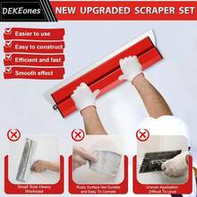 Cuchilla de recubrimiento para pintura, acabado, alisado, cuchillo de desmontaje, cuchilla de recubrimiento duradera para yeso, herramientas de alisado de paredes - 25CM-1 PIEZA - Ver 6