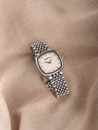 1 件女士优雅简约商务石英表，适合日常佩戴