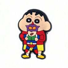 10 piezas de Dijes de Zapato con estilo Anime Crayon Shin-Chan, accesorios kawaii para zapatos, decoración DIY, regalos, coleccionables para fanáticos