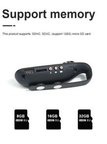 Mini Body Camera 1080P , Action Camera POV Cam Wearable Camcorder With Magnetic Pocket Portable DV For Sport,Cycling, Pets,Walking, Travaling With Audio And Video Recorder