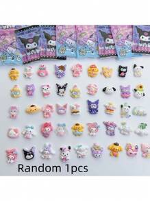 Sanrio 30/10pcs Cute Sanrio Hello Kitty Surprise Blind Bag, Small Gift Blind Box Prize Mini Simulation Cartoon Miniature Ornament, Suitable For Dollhouse, Aquarium, Interior Decoration, Birthday Gift, Valentine's Day Gift, Party Gift (Random Style)