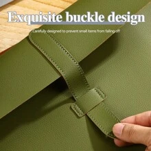 A4 Thick Leather Document Bag, A4 Folder,Business Information Bag, School And Office Supplies, Storage Bag Back To School,Back To School,School Supplies