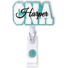 Niestandardowa odznaka na szpuli Słodkie imię PA LAB LPN TECHNIK MD RMA BSN EMT CNA LVN RN ID Odznaka na szpuli Pielęgniarka Kolega Personel Szpital Lekarz, Trwała, Kolorowa, Słodka, Uroczy, Zabawna, Kawaii, Y2K, Stylowa, Uniseks, Swobodna, Niestandardowa, Spersonalizowana, Unikalna, Dostosowana, Idealne prezenty dla niego, Idealne prezenty dla niej, Jej, Chłopaka, Dziewczyny, Rodziny, Przyjaciół