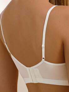 1 pieza Camiseta de tirantes inalámbrica y ligera, con soporte transpirable para el verano para mujeres - Champán - Ver 8