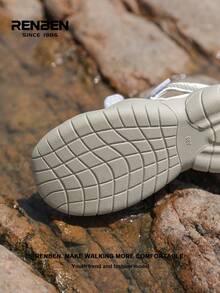 RENBEN 1 Pair Women's Slip-Resistant Water Shoes, Canvas Low-Top Hiking/Wading/Swimming/Surfing Shoes, Lightweight Breathable Beach/Camp/Party Shoes For Summer - Beige - View 7