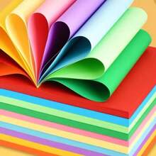 50 Sheets A4 Double-Sided Colored Paper - Multipurpose 10-Vibrant Colors Copy Paper For DIY Crafts, Origami, Art Projects, Party & School Decorations,Color Printing Paper, Cardboard,School Supplies,Back To School