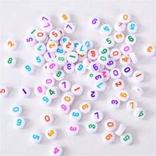 100pcs/Pack 7mm Multi-Color Heart Shaped Acrylic Beads For DIY Jewelry Making, Cute Acrylic Bead Set For Bracelets And Necklaces, Craft Supplies Without Power Required