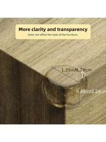 50/20/10/8/6/5/3/1 件角保护装置，硅胶垫，适用于桌子、椅子和床的家具保护装置 - 透明设计，适合作为圣诞节、万圣节和感恩节的节日礼物，有助于防止受伤，无缝集成，提供保护