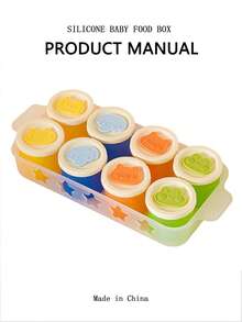 8pcs Silicone Freezer Tray With Lid, For Homemade Baby Food, Vegetable, Fruit Puree, Breast Milk Feeder And Mini Trays, Breastmilk Popsicle Molds - Multicolor - View 11