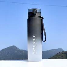 PC 500ml/1000ml Plastic Graduated Water Bottle - Outdoor Sports Water Bottle - Pure Drinking Water Bottle - Leak-Proof, Easy To Carry - Suitable For Fitness Gyms And Outdoor Hiking Trips