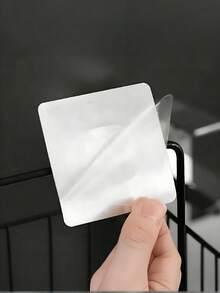 Bathroom Rack, Toilet Rack, Paper Towel Rack, Waterproof And Punch-Free Bathroom Above Toilet, Bathroom Toiletries Storage, Kitchen Seasoning Bottle Storage, Punch-Free Installation With 2 Traceless Stickers, Waterproof And Moisture-Proof, Strong Load-Bearing Capacity, Bathroom Rack Designed For You Who Pursue A Clean And Convenient Life - Holiday Gift - Black and White Random Color Storage Rack - View 3