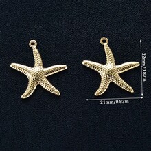 5Pcs Stainless Steel Sea Animals Shells Hollow Charms For DIY Jewelry Bracelet Necklace Earrings Making Small Pendants Findings - Multicolor - View 20