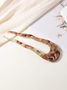 1pc/3pcs Hair Forks Hair Pins Sticks For Thick Long Hair, U Shaped Hair Pins For Buns, 4.5inch Large Wavy French Hair Pins, Tortoise Shell 2 Prong U-Shape Hairpins Hair Accessories For Women Girls French Bun Hair Tools For Girls Hair Accessories Summer Elegant Hair Accessories Holiday Accessories Wedding Accessories Hair Bun Maker Hair Styling Pins, School Stuff, Gift Sets, Hair Piece, Head Accessories - Multicolor - View 15