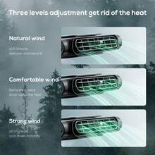 1 件夏季便携式汽车座椅风扇，USB 供电，3 速可调冷却风扇，用于头枕和靠背，适用于所有车辆，舒适的设计，驾驶员和乘客无需电池，非常适合夏季和炎热天气驾驶