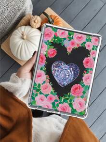 Ayotu 1 pieza Funda protectora de Kindle tipo flor de rosa, compatible con Kindle Paperwhite 12th Gen 2024/Kindle (11th Gen - Lanzado en 2024)/Kindle 10th Gen 2019, con bolsas de aire en las cuatro esquinas, anticaída, funda de Kindle de moda - Multicolor - Ver 17