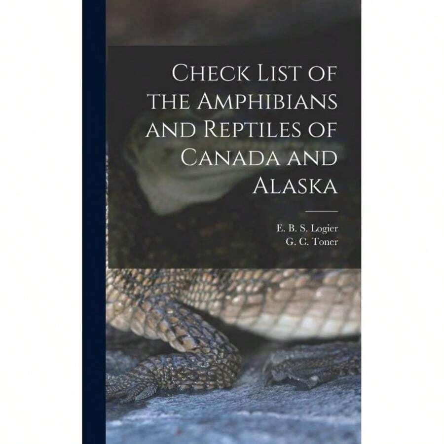 Verificar la lista de los anfibios y reptiles de Canadá y Alaska-5741 - Libro único - Ver 1