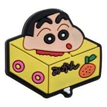 10 piezas de Dijes de Zapato con estilo Anime Crayon Shin-Chan, accesorios kawaii para zapatos, decoración DIY, regalos, coleccionables para fanáticos