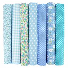 7 Pièces 50 cm x 50 cm Fournitures de Fabrication en Coton DIY Lots de Quartiers Gras de Patchwork Quilting pour Courtepointe Coussin Patchwork Tissu de Coton pour le Patchwork