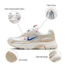 Nike Giày chạy bộ cổ thấp thoải mái, đa năng, chống trơn trượt và chống mài mòn cho nữ,  HQ1183-141 - trắng nâu - Xem 2