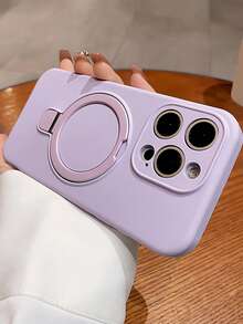 适用于磁性无线充电软硅胶支架外壳兼容 17Air 17 16 15 14 13 12 11 Pro Max 16e 软壳磁性液体硅胶保护套