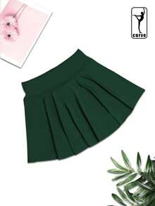 3pcs/Set Women Plus Size Sports Skirt, High Waist Elastic Exercise Running Golf Tennis Skirt, Fitted Fashionable Slimming With Pockets - Multicolor - View 6