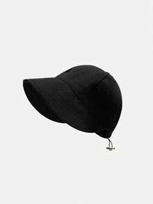 1 件女式抽绳华夫格图案棒球帽，时尚防晒沙滩旅行太阳帽，适合春夏季