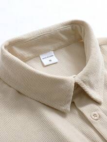 新款夏季男士纯色多口袋纽扣衬衫 + 抽绳短裤套装，度假休闲运动日常基本款两件套，舒适装