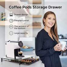 Coffee Pod K-Cu P Storage Holder Rack Drawer Organizer Stand Coffee Pods Holder - Black - View 4