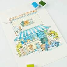 Set di pittura ad acquarello da 12/24/36/48 colori con pennelli ad acqua, forniture artistiche, per artisti, hobbisti amatoriali e appassionati di pittura