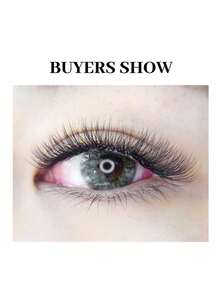 XIUSUZAKI 12Rows Fast Shipping Easy Fan Auto Eyelash Extension Supplies Handing Making Fast Bloom Flowering Pre-Bonded Lashes Volume - Black - View 7