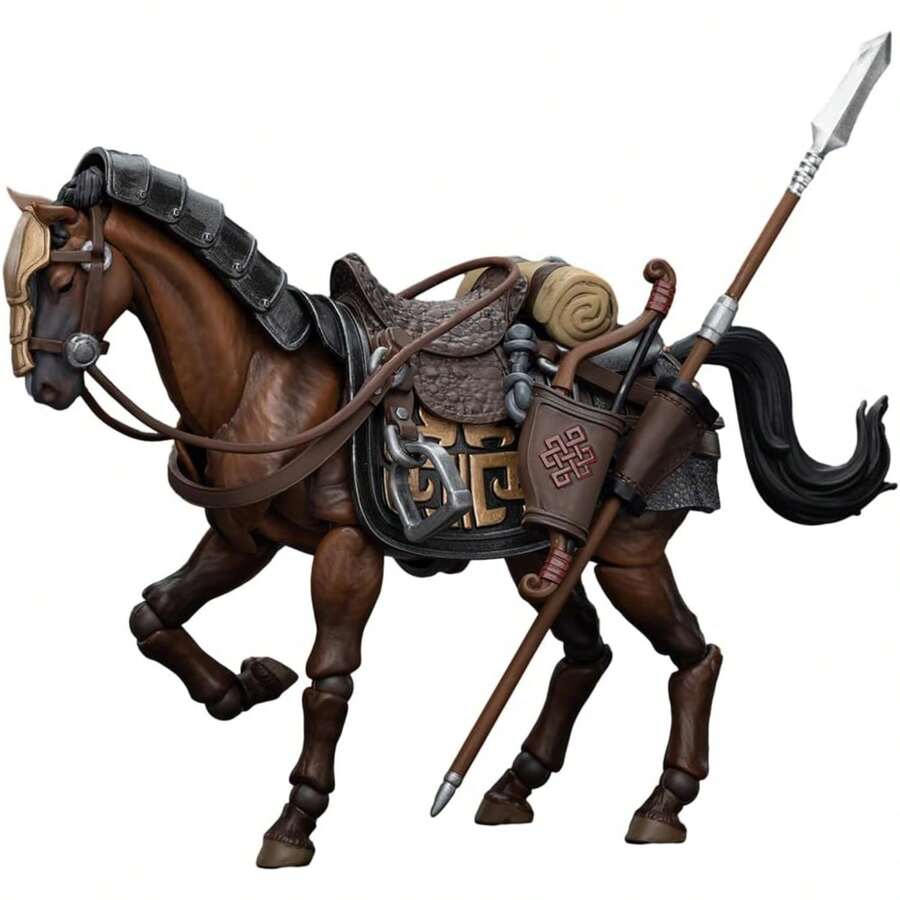 1/18 Action Figures Dark Source JiangHu Northern Hanland Empire Armored Horse - Brown - View 1