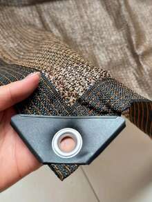 1 件遮阳布 90% 咖啡色遮阳网 遮阳网适用于花园露台、植物遮阳帆温室户外凉亭草坪遮阳布适用于狗屋鸡舍更易于悬挂遮阳网罩