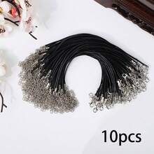 10/20/50 件混合颜色可调节蜡绳手链带扣适用于 DIY 手工手链脚链珠宝制作，非常适合串珠和手工制作，耐用的工艺材料，工艺配件（6.3 英寸，厚度 1.5 毫米） - Wax Rope Bracelet - 查看 14