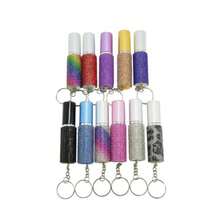 1PC New Multifunctional Rhinestone Shiny Spray Bottle With Twisted Cap Keychain, Easy To Carry, Ideal For Perfume Or Liquid Dispensing, Travel, Vacation, Travel, Makeup Company, Mini Light Perfume Bottle, Personalized Fashion Accessories, Women's Valentine's Day And Other Festivals - Multicolor - View 1