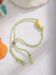 1pc Adorable Ceramic Fish Bracelet, Suitable For Everyday Wearing