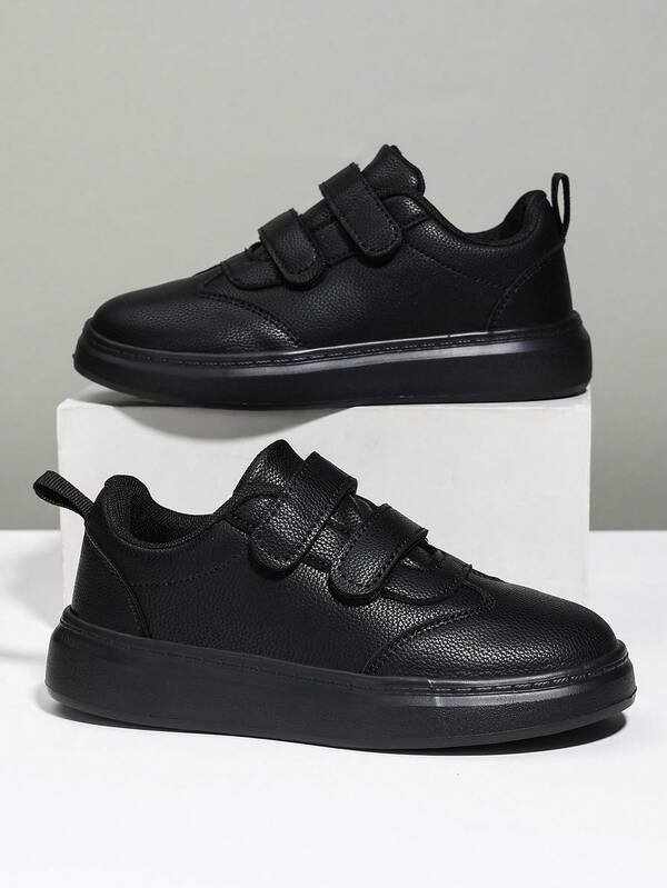 Boys And Girls General Small Shoes, School Children Sneakers, Students Sports Casual Shoes,Holiday Outdoor Activities With Sports Shoes, Non-Slip, Running Shoes Pu Leather Comfortable School Shoes School Shoes