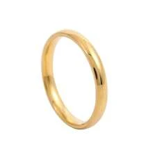 Set de 3 anillos de mujer de 3mm de aleación de acero inoxidable y color dorado con diamantes, anillos de pareja aptos para uso diario, reuniones, fiestas, regalo del Día de San Valentín