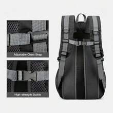 40L Outdoor-Wanderrucksack Herren Damen ,Großes Fassungsvermögen Leichter Reiserucksack,zum Wandern Radfahren Reisen Klettern Trekking,Schwarz