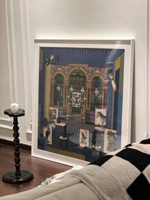 Modern Solid Wood Side Table – Nordic Minimalist Round Corner Table, Black & Walnut Finish, Vintage Multi-Functional Accent Table For Sofa, Bedside, Coffee Corner, Small Spaces, Ramadan Gifts & Home Decor