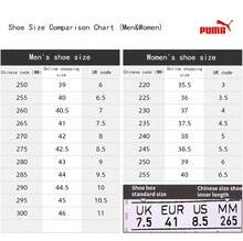 Puma Giày thể thao cổ thấp thoải mái, tối giản và tiện dụng. - Đen và trắng - Xem 7