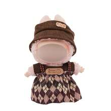 3pcs/Set Bib Pants, Top, And Headband Set, Cute And Fashionable Accessories (Excluding Plush Doll) - Multicolor - View 5